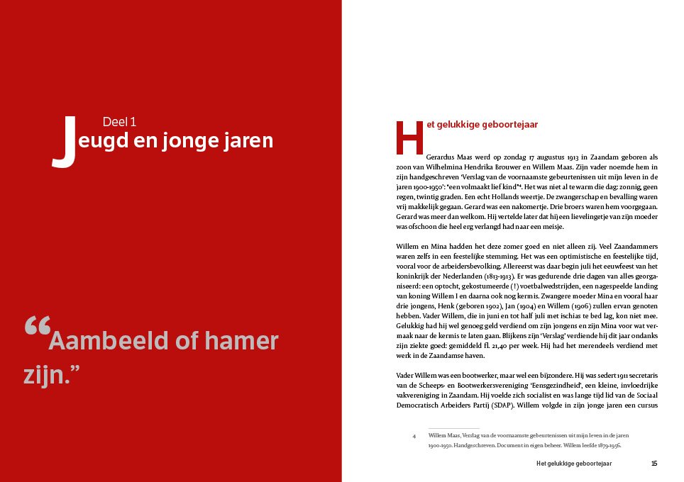 Binnenwerk boek Verzet pagina 14-15